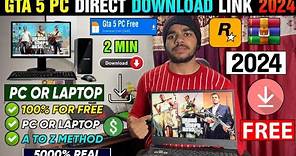 📥 GTA 5 DOWNLOAD PC FREE 2024 | HOW TO DOWNLOAD AND INSTALL GTA 5 IN PC & LAPTOP | GTA 5 PC DOWNLOAD