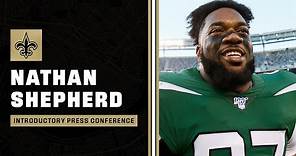 Nathan Shepherd Introductory Press Conference | New Orleans Saints