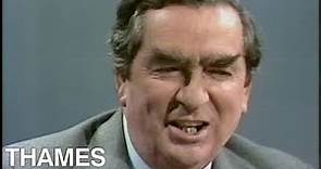 Denis Healey interview | Chancellor of the Exchequer | public spending cuts | 1976