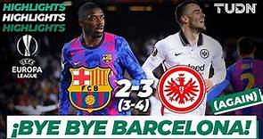 Highlights | Barcelona 2(3)-(4)3 Frankfurt | UEFA Europa League - 4tos | TUDN