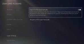 How to log in to PS5 automatically
