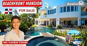 Private Beachfront Mansion in the Dominican Republic FOR SALE Exclusively by RealtorDR!