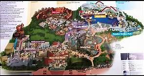 Disney California Adventure Maps Over the Years #4 DCA See Video #5 for the update