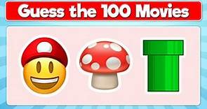 Guess the Movie by Emoji Quiz (100 Movies Emoji Puzzles)