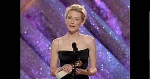 Cate Blanchett Wins Best Actress Motion Picture Drama - Golden Globes 1999