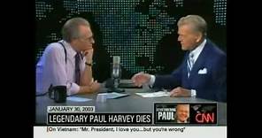 Paul Harvey on Larry King Live Jan. 30th, 2003