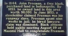John Freeman was a Free Man