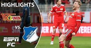 Prömel’s late goal lifts Union Berlin in win against Hoffenheim | Bundesliga Highlights