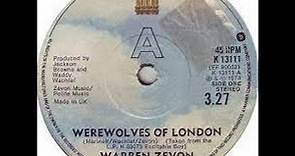 Warren Zevon Werewolves Of London Lyrics