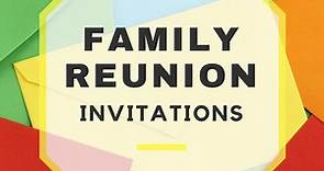Family Reunion Invitations