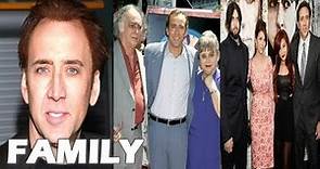 Nicolas Cage Family Pictures || Father, Mother, Brothers, Ex-Spouses, Spouse, Son !!!