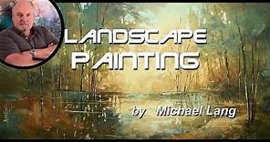 Palette Knife Painting Michael Lang Acrylic Landscape Impressionist