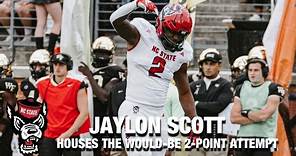 NC State's Jaylon Scott Takes The Two-Point Attempt Back The Other Way