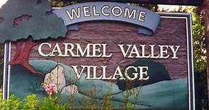 Tour of Town of Carmel Valley Village California slow drive thru