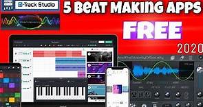 FIVE FREE BEAT MAKING APPS FOR ANDROID 2020 (FIVE SHOTS)