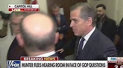 Hunter Biden flees hearing in face of GOP questions | Fox Business Video