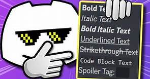 How To Do Discord Text Tricks [Text Styles]