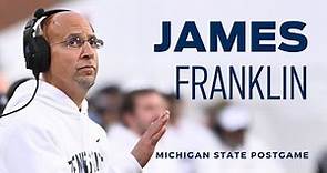 Penn State head coach James Franklin recaps win against Michigan State