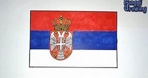 How to Draw The Flag of Serbia