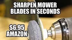 5 second Mower Blade Sharpener - Under $7 on Amazon