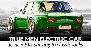 10 New Electric Car Conversions and Retro-Styled EVs for True Automotive Admirers