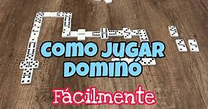 Dominó como jugar, reglas del dominó / how to play domino/ tutorial de domino / domino / fichas