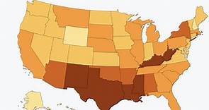 Map: These US states have the highest rates of long-term poverty