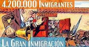 ¿4.200.000 en casi 30 años? La gran inmigración en Argentina (1880 a 1914)