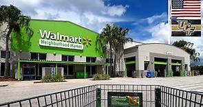 Shopping at Walmart Neighborhood Market in Oviedo near UCF in Florida