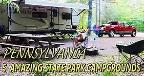 5 INCREDIBLE Pennsylvania State Park Campgrounds! // Bucket List RV Trip