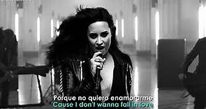 Demi Lovato - Heart Attack (Rock Version) // Lyrics + Español // Video Official