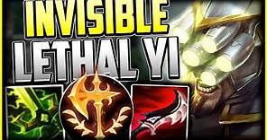 INVISIBLE LETHAL MASTER YI! | Master Yi Commentary Guide Season 11 League of Legends