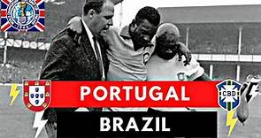 Portugal vs Brazil 3-1 All Goals & Highlights ( 1966 World Cup )
