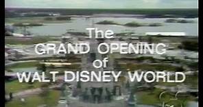 The Grand Opening of Walt Disney World 1971 TV Special
