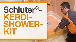 How to waterproof your shower installation with the Schluter®-KERDI-SHOWER-KIT Complete Kit