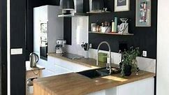 kitchen cabinet colour combination #ytshorts #kitchendesign #viral