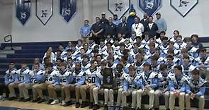 Nazareth Academy celebrates football state championship win after starting season with losing record