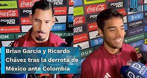 Las REACCIONES de Brian García y Ricardo Chávez tras la derrota de México ante Colombia