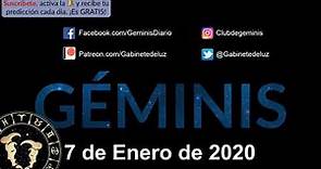 Horóscopo Diario - Géminis - 7 de Enero de 2020