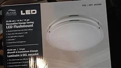 ALTAIR LED Lighting Fixture REVIEW and installation instructions Costco Item 962686