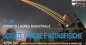 UNIFI- OpenDay Laurea Magistrale in Fisica e Astrofisica 2023