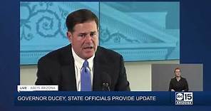 NOW: Gov. Ducey gives update on AZ STAY AT HOME ORDER