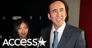 Nicolas Cage Makes Red Carpet Debut w/ Wife Riko