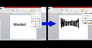 How to install the old version of word art in office 2010/2016