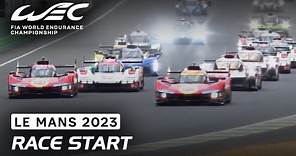 Race Start I 2023 24 Hours of Le Mans I FIA WEC