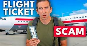 Airline Ticket Scam Exposed!