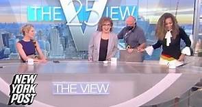 Joy Behar suffers dramatic fall on ‘The View,’ face-plants in front of audience | New York Post