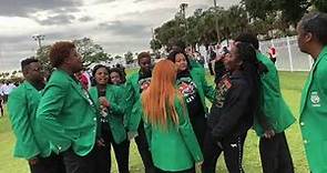 180410 Jones High School Orlando Florida Marching Tigers @ Barrier Breakers Day City of Orlando