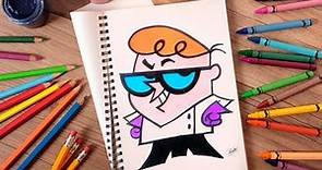 Como dibujar a Dexter paso a paso - El laboratorio de dexter | How to draw Dexter