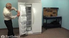 Refrigerator Repair - Replacing the Freezer Door Gasket (Whirlpool Part # 2159074/2159082)